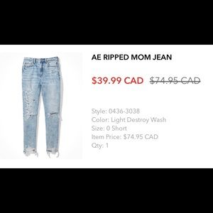 LOOKING my favourite jeans that got lost RIPPED ACID WASH MOM JEAN
